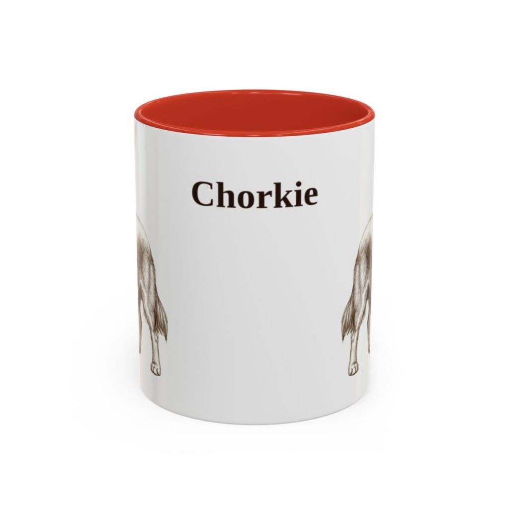 11oz-chorkie-mug-red 11oz Chorkie Mug, Red, front view