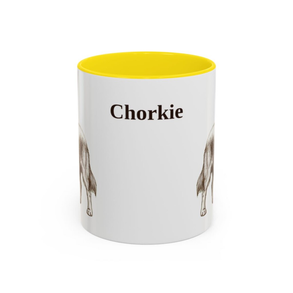 11oz-chorkie-mug-yellow 11oz Chorkie Mug, Yellow, front view