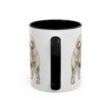11oz Chow Chow Dog Dad Mug, Black, back view