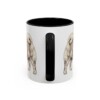 11oz Funny Chow Chow Mug, Black, back view
