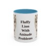 11oz Funny Chow Chow Mug, Light Blue, front view