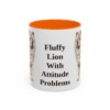 11oz Funny Chow Chow Mug, Orange, front view