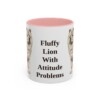 11oz Funny Chow Chow Mug, Pink, front view