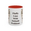 11oz Funny Chow Chow Mug, Red, front view