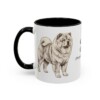11oz Chow Chow Latin Mug, Black, left side view
