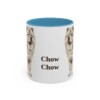 11oz Chow Chow Mug, Light Blue, front view