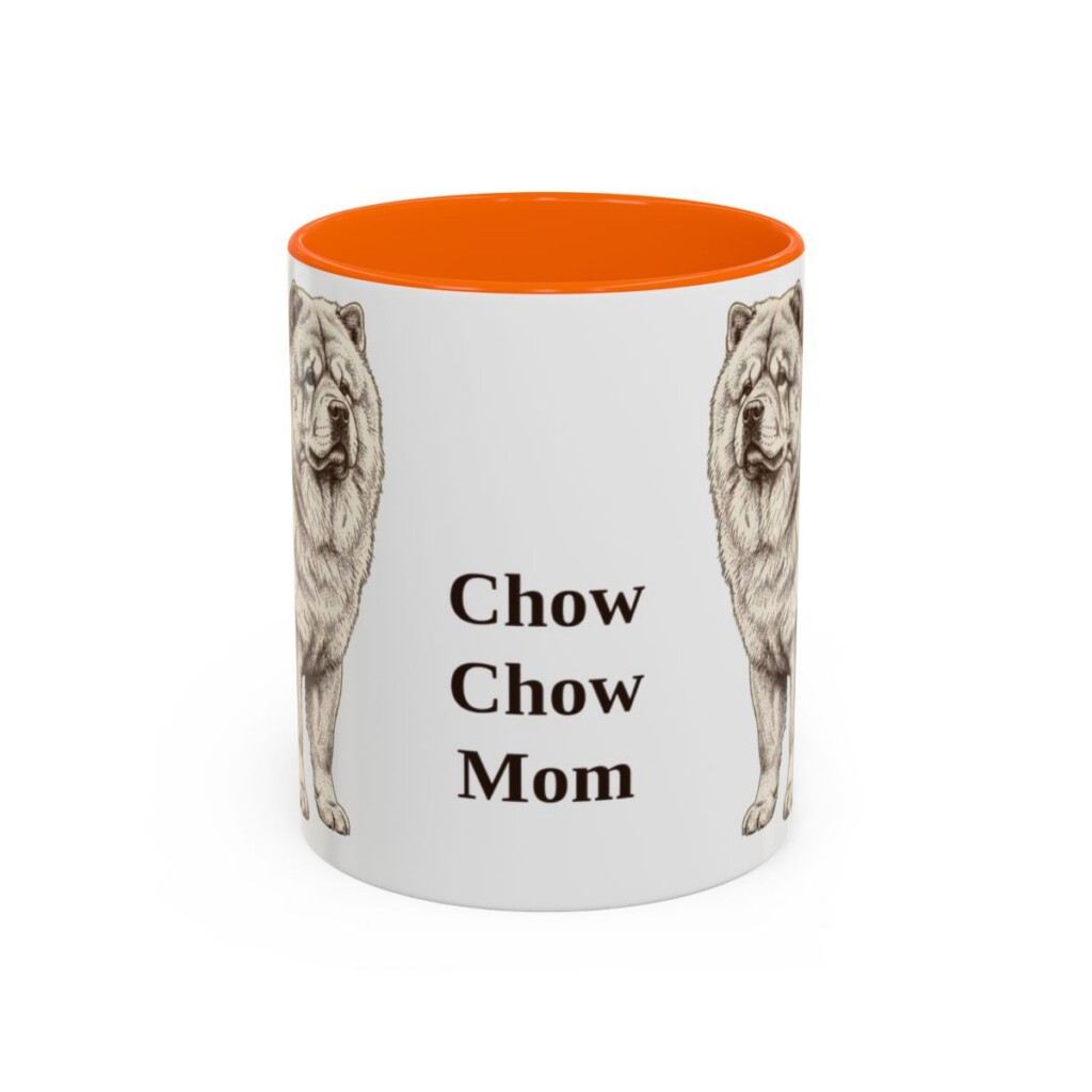 11oz chow chow mug, Orange