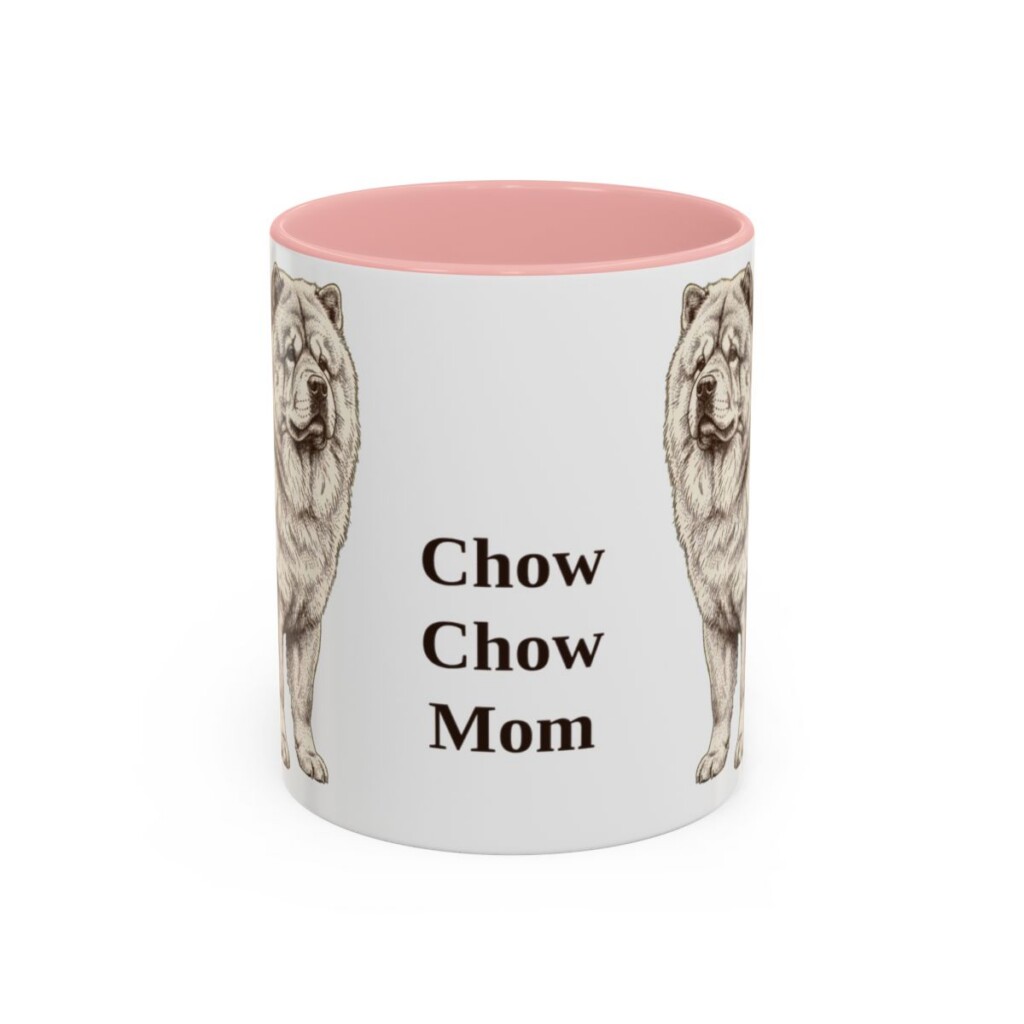 11oz chow chow mug, Pink