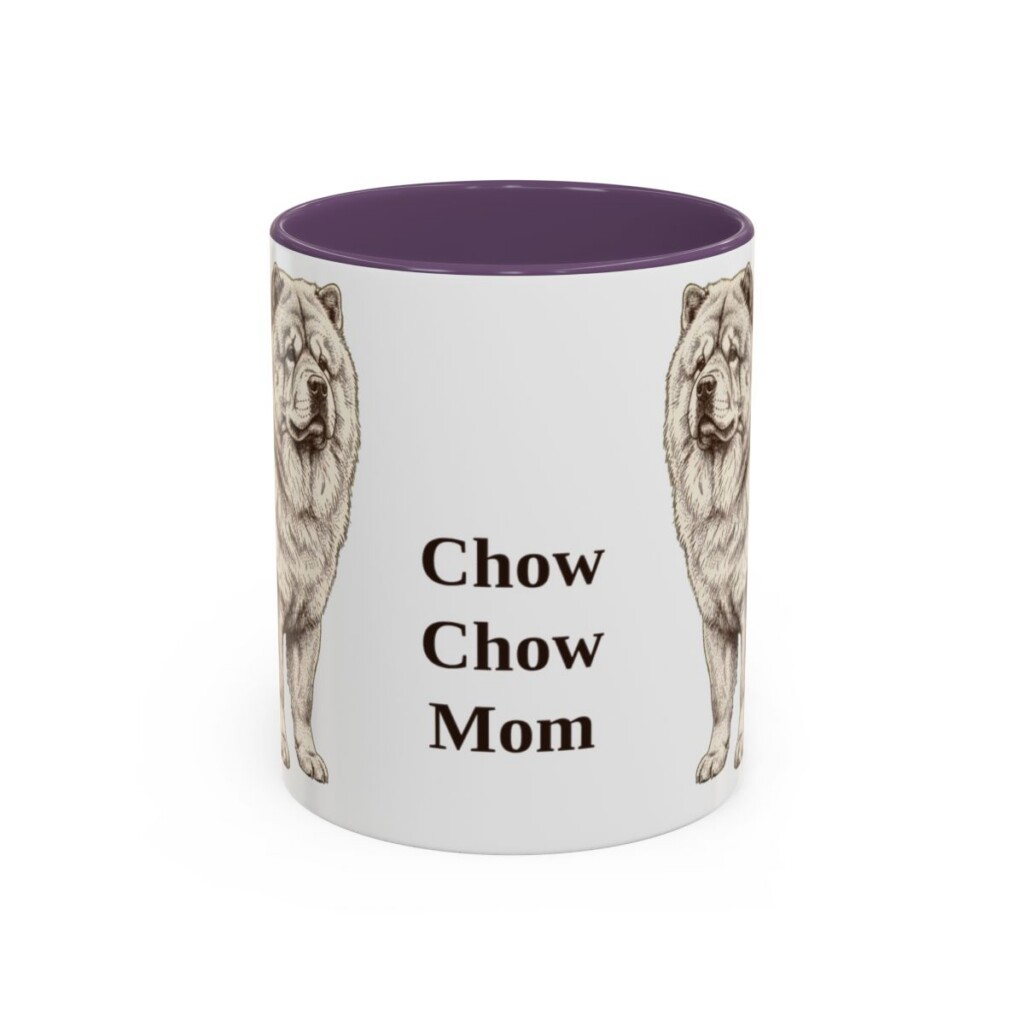 11oz chow chow mug, Purple