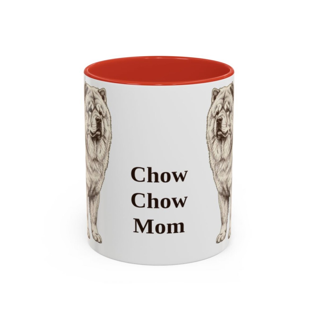 11oz chow chow mug, Red