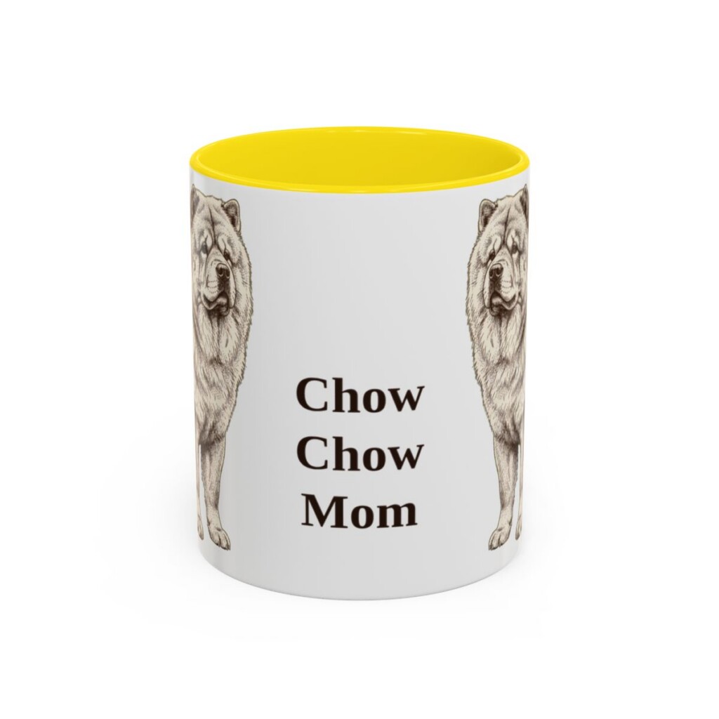 11oz chow chow mug, Yellow
