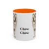 11oz Chow Chow Mug, Orange, front view