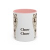11oz Chow Chow Mug, Pink, front view