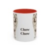 11oz Chow Chow Mug, Red, front view