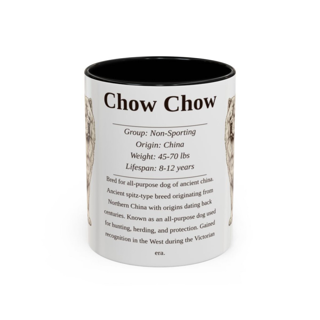 11oz chow chow mug, Black