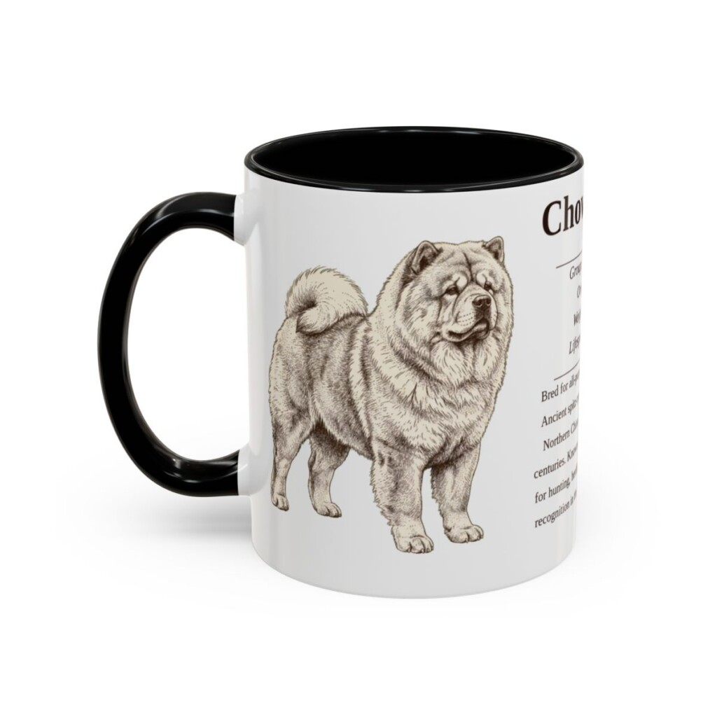 11oz chow chow mug, Black