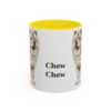 11oz Chow Chow Mug, Yellow, front view