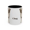 11oz Chug Mug, Black, front view
