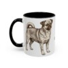 11oz Chug Mug, Black, left side view