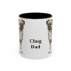11oz-chug-mug-dad-black-front 11oz Chug Dog Dad Mug, Black, front view