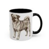 11oz-chug-mug-dad-black-right 11oz Chug Dog Dad Mug, Black, right side view