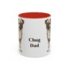 11oz-chug-mug-dad-red 11oz Chug Dog Dad Mug, Red, front view
