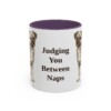 11oz Funny Chug Mug, Purple, front view