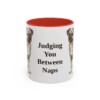 11oz Funny Chug Mug, Red, front view