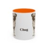 11oz Chug Mug, Orange, front view