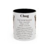11oz Chug Mug, Black, front view