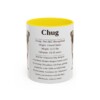 11oz Chug Mug, Yellow, front view