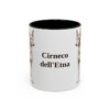 11oz-cirneco-delletna-mug-black-front 11oz Cirneco dell'Etna Mug, Black, front view