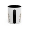 11oz Cirneco dell'Etna Dog Dad Mug, Black, back view