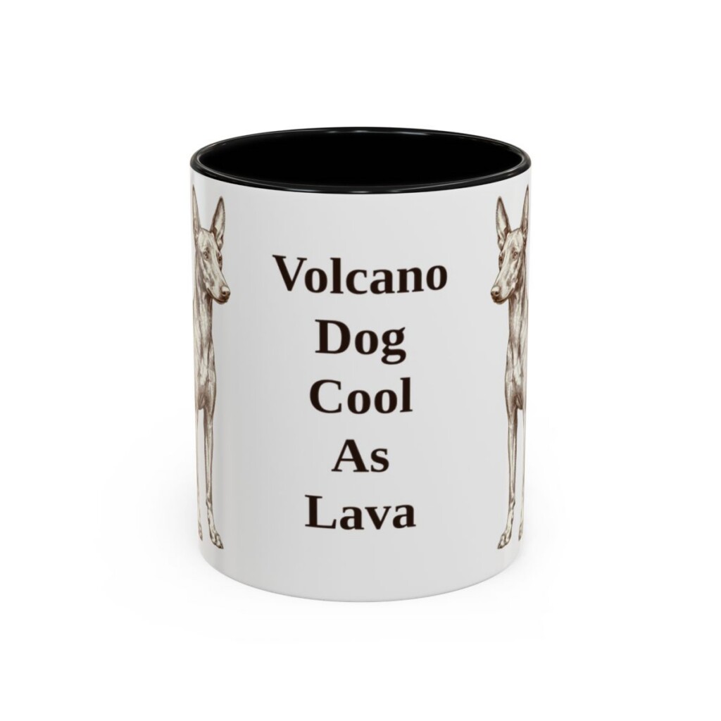 11oz-cirneco-delletna-mug-humor-black-front 11oz Funny Cirneco dell'Etna Mug, Black, front view