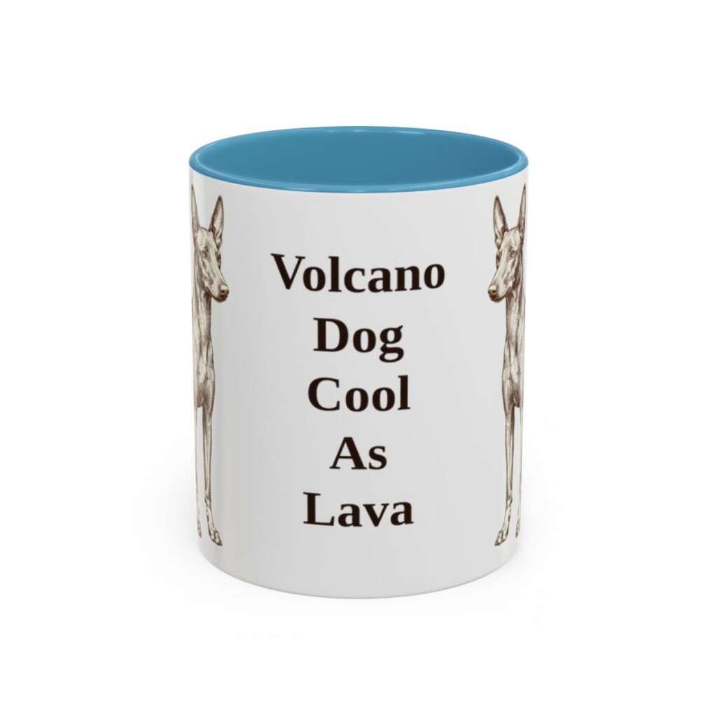 11oz-cirneco-delletna-mug-humor-light-blue 11oz Funny Cirneco dell'Etna Mug, Light Blue, front view