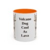 11oz-cirneco-delletna-mug-humor-orange 11oz Funny Cirneco dell'Etna Mug, Orange, front view