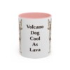 11oz-cirneco-delletna-mug-humor-pink 11oz Funny Cirneco dell'Etna Mug, Pink, front view