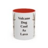 11oz-cirneco-delletna-mug-humor-red 11oz Funny Cirneco dell'Etna Mug, Red, front view