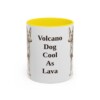 11oz-cirneco-delletna-mug-humor-yellow 11oz Funny Cirneco dell'Etna Mug, Yellow, front view