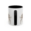 11oz Cirneco dell'Etna Latin Mug, Black, back view