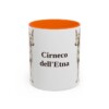 11oz-cirneco-delletna-mug-orange 11oz Cirneco dell'Etna Mug, Orange, front view