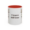 11oz-cirneco-delletna-mug-red 11oz Cirneco dell'Etna Mug, Red, front view