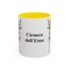 11oz-cirneco-delletna-mug-yellow 11oz Cirneco dell'Etna Mug, Yellow, front view