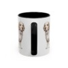 11oz Clumber Spaniel Dog Dad Mug, Black, back view