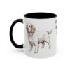 11oz Clumber Spaniel Dog Dad Mug, Black, left side view