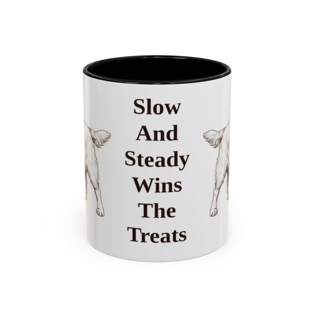11oz-clumber-spaniel-mug-humor-black-front 11oz Funny Clumber Spaniel Mug, Black, front view