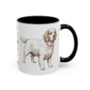 11oz-clumber-spaniel-mug-humor-black-right 11oz Funny Clumber Spaniel Mug, Black, right side view
