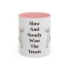 11oz-clumber-spaniel-mug-humor-pink 11oz Funny Clumber Spaniel Mug, Pink, front view