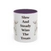 11oz-clumber-spaniel-mug-humor-purple 11oz Funny Clumber Spaniel Mug, Purple, front view