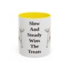 11oz-clumber-spaniel-mug-humor-yellow 11oz Funny Clumber Spaniel Mug, Yellow, front view